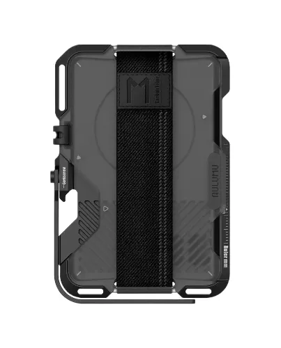 Картхолдер Aulumu G03 MagSafe, многофункциональный магнитный кошелек, полупрозрачный серый   