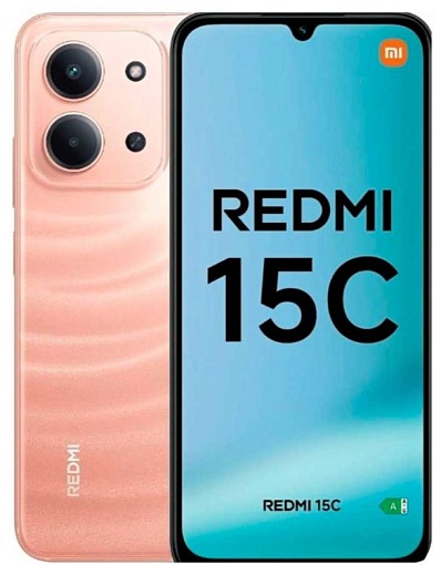 Смартфон Xiaomi Redmi 15C 4G 8/256 ГБ, оранжевый