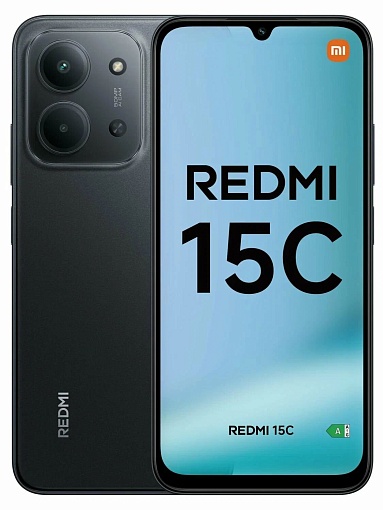 Смартфон Xiaomi Redmi 15C 4G 8/256 ГБ, черный