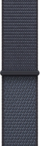 Apple Watch SE 3 Sport Loop 44 мм, «сияющая звезда», ремешок тёмно-синего цвета