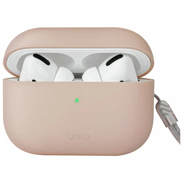 Чехол Uniq для Airpods Pro 2 LINO Liquid silicone, розовый