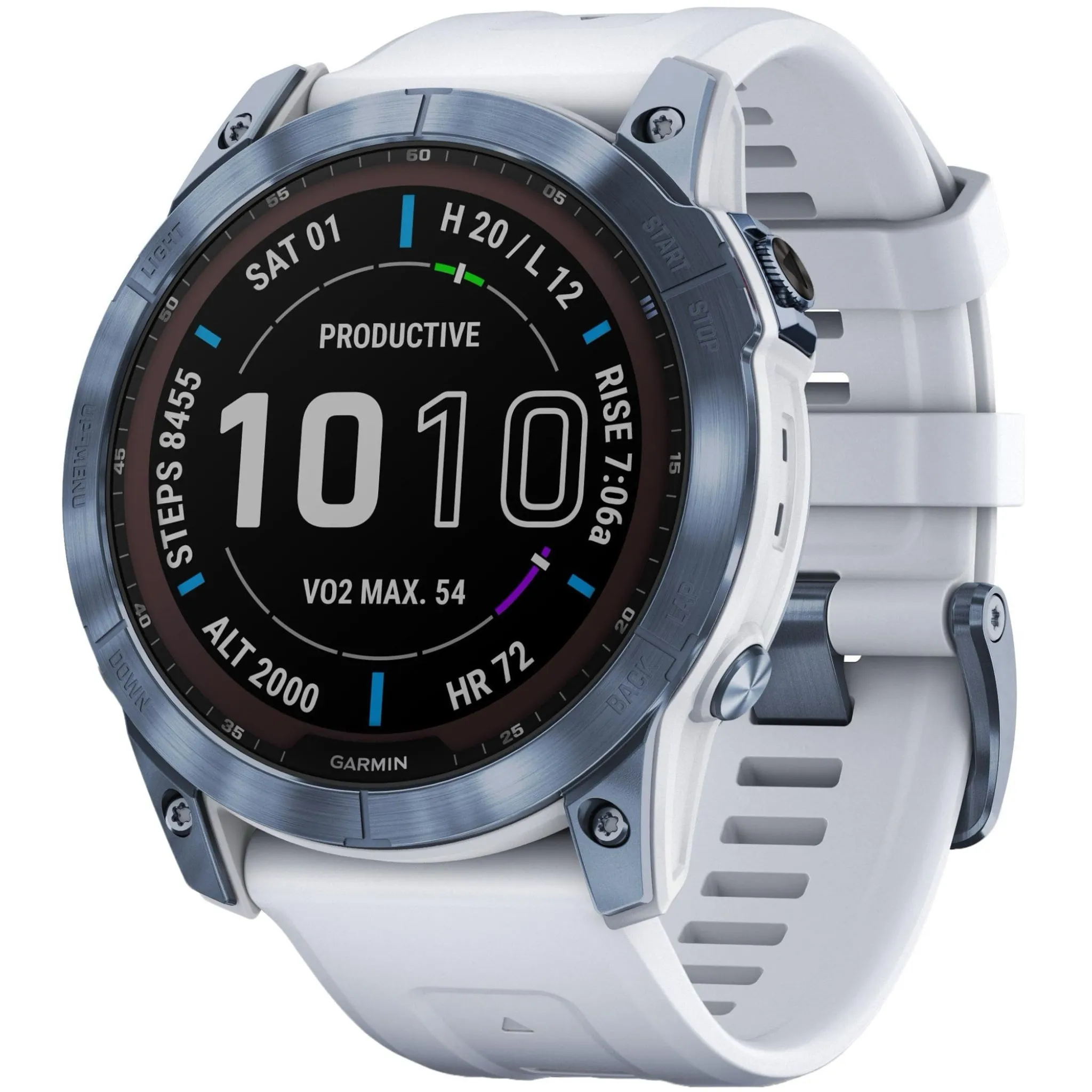 Умные часы Garmin Fenix 7X Sapphire Solar, голубой (010-02541-15)