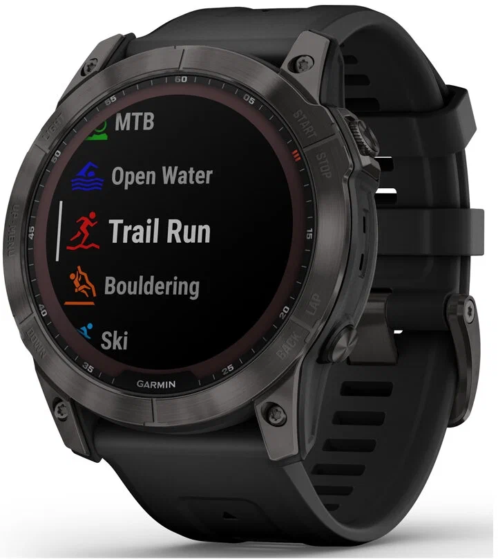 Умные часы Garmin Fenix 7X Pro Solar Edition, серый (010-02778-01)