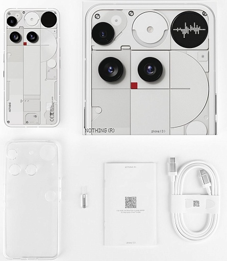 Смартфон Nothing Phone 3 12/256 ГБ, белый