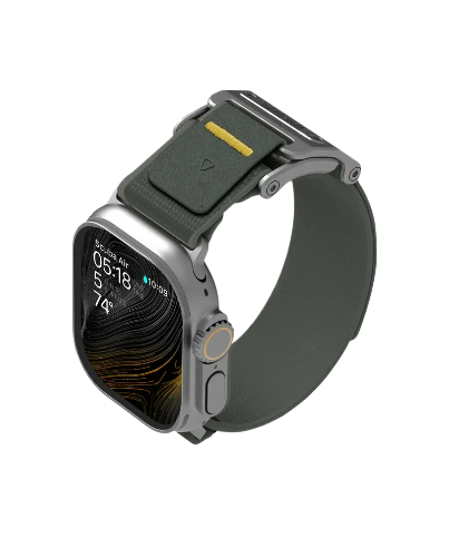 Тонкий ремешок Aulumu A11 для Apple Watch, зеленый