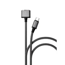 Дата-кабель "vlp" Cable USB C - MagSafe, 2.0м, серый космос