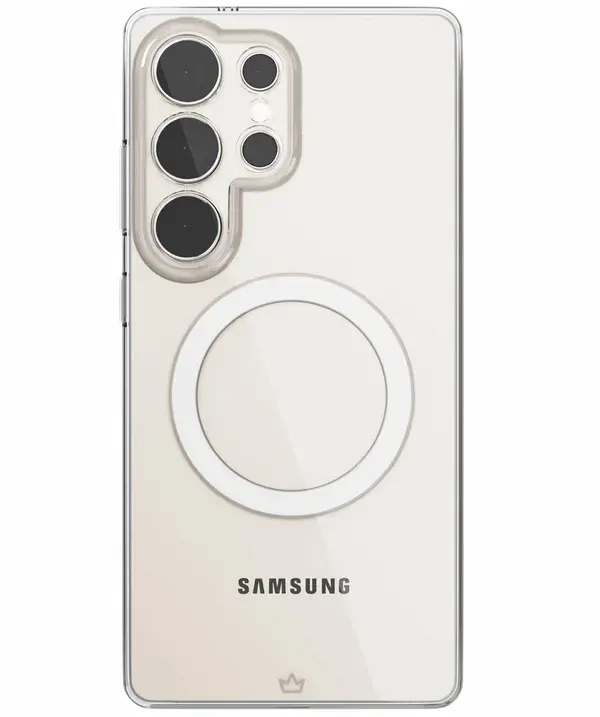 Чехол защитный "vlp" Puro Case с MagSafe для Samsung S25 Ultra, прозрачный